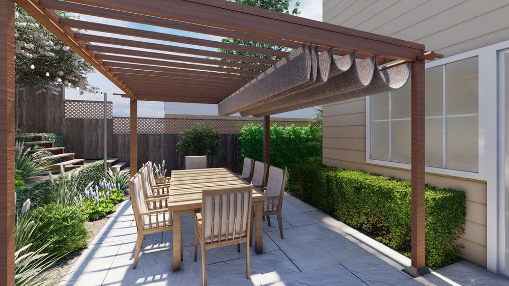 Napa outdoor dining design